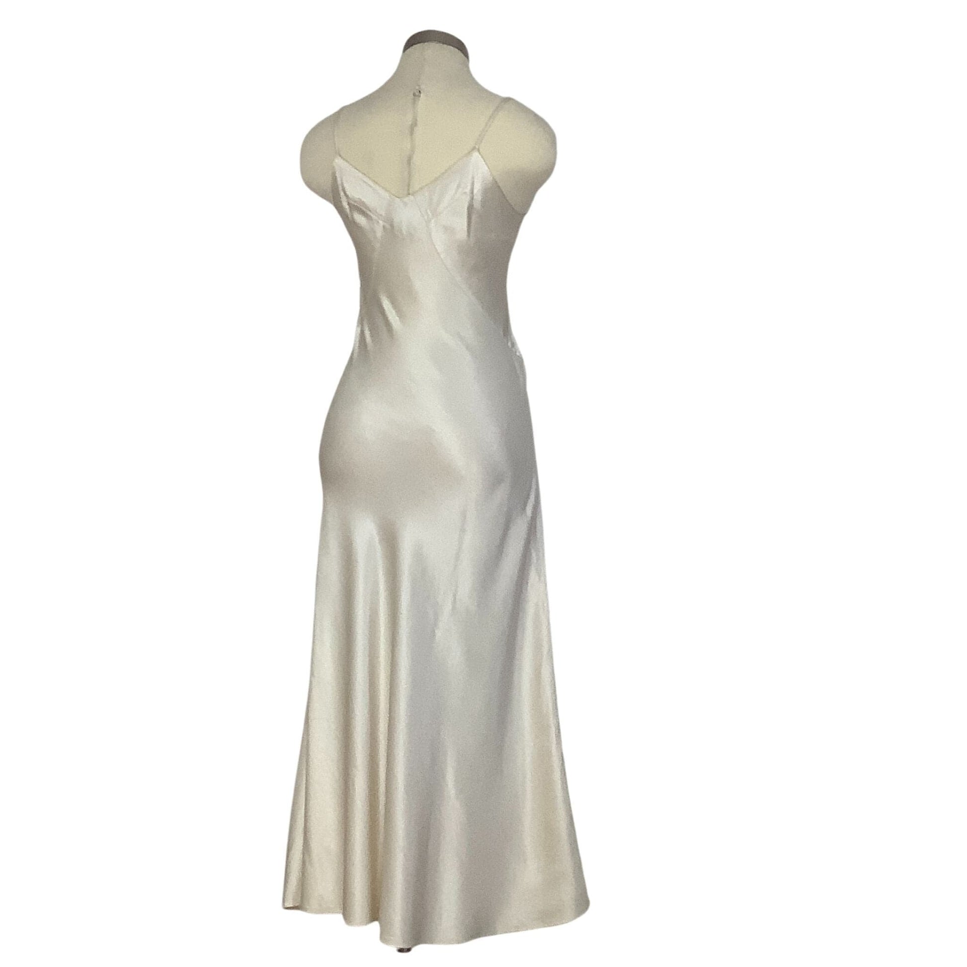 Bias Cut Satin Dress