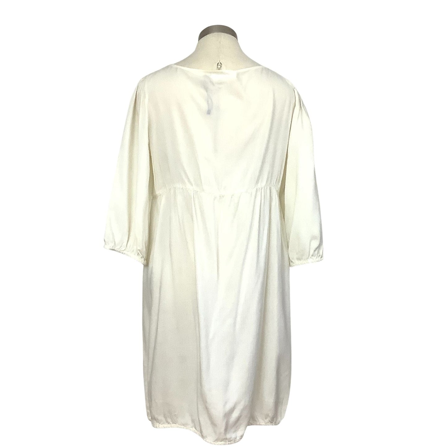 Denmark Bohemian Tunic - Balloon Hem - Cross-Stitched Detail