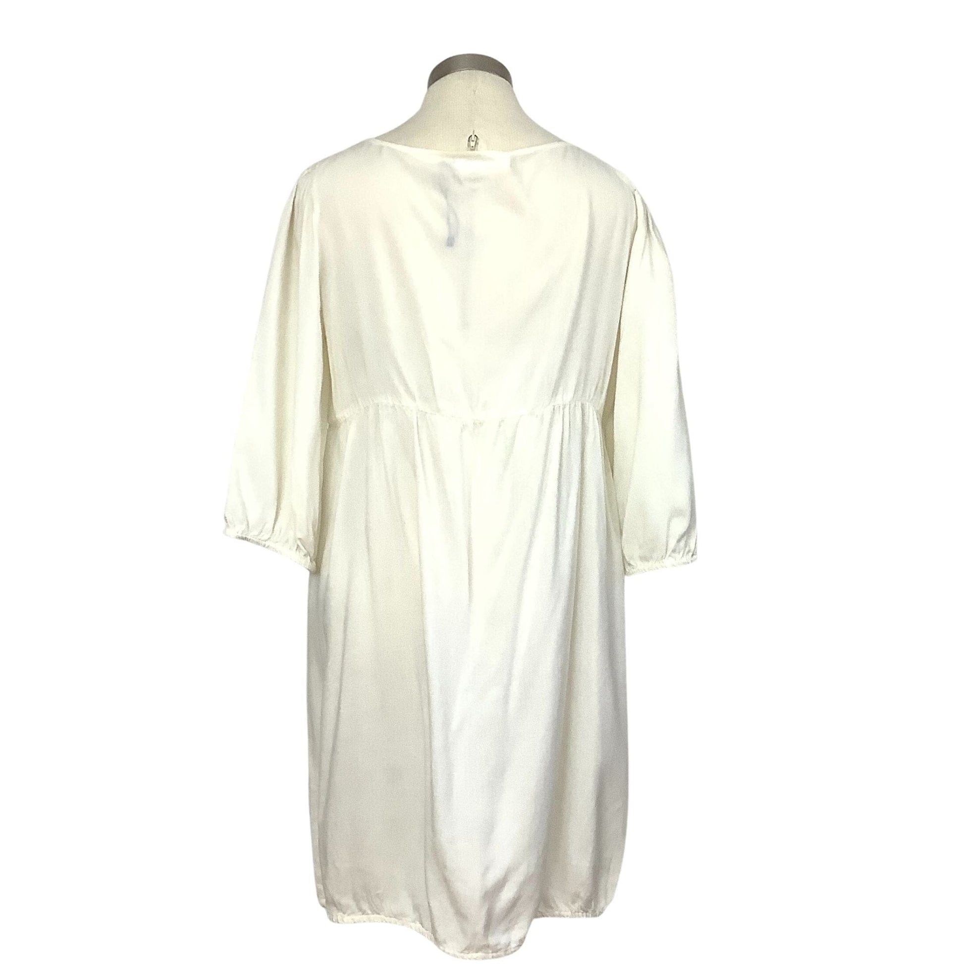 Denmark Bohemian Tunic - Balloon Hem - Cross-Stitched Detail