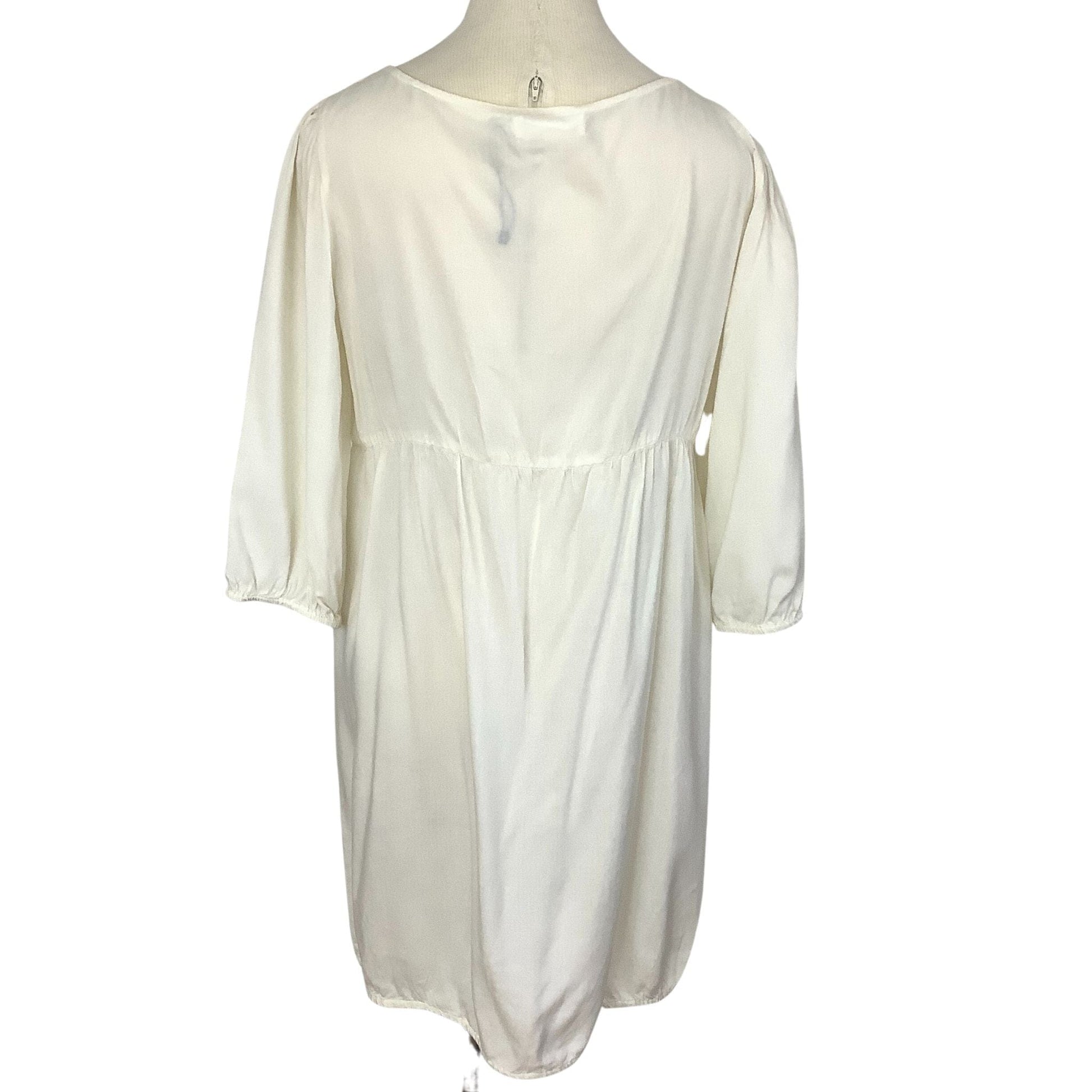 Denmark Bohemian Tunic - Balloon Hem - Cross-Stitched Detail