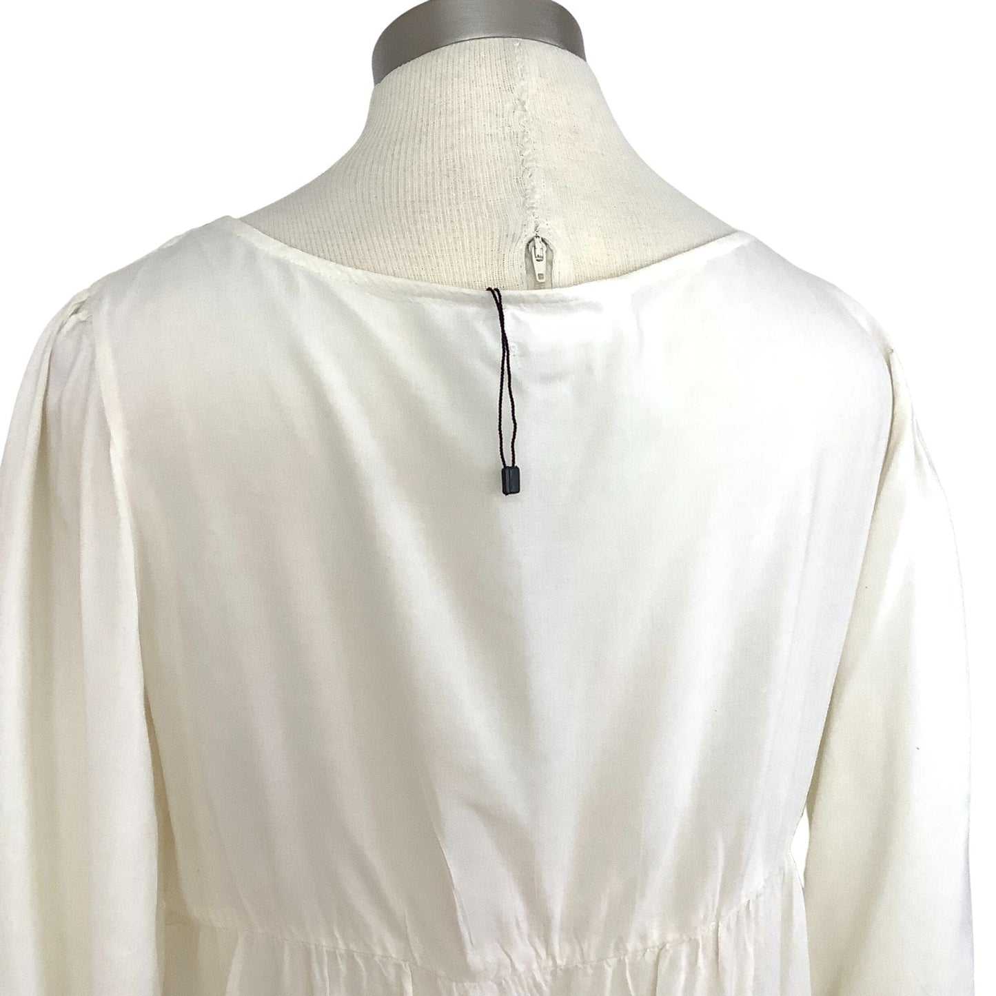 Denmark Bohemian Tunic - Balloon Hem - Cross-Stitched Detail