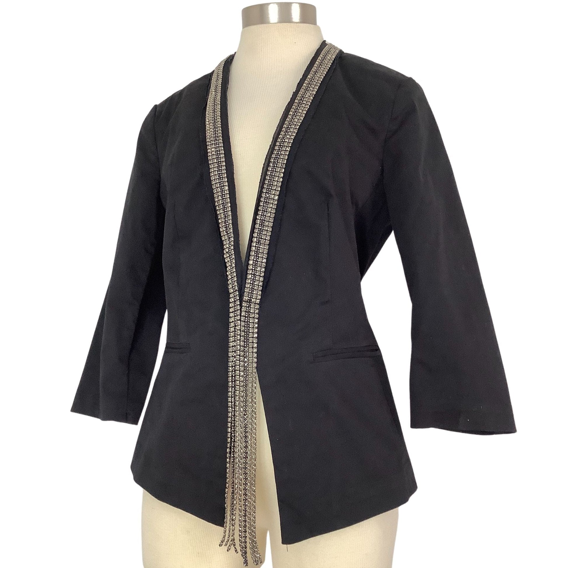 Embellished Rhinestone Jacket