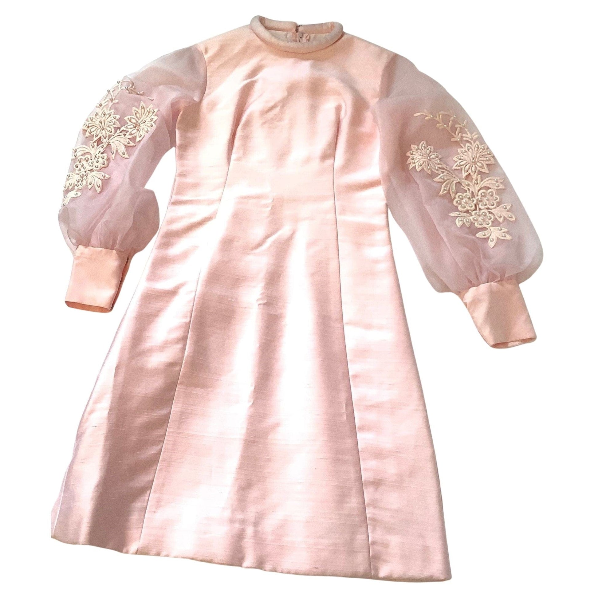 pink gogo dress Handmade Ladies 1960s Hot Pink Sparkly Mini Mod Dress, Size Ladies Small/Medium GoGo Dress, Super Groovy Vintage Inspired Mini 1960 Dress
