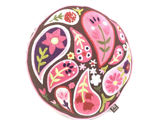 Pottery Barn Crewel Pillow