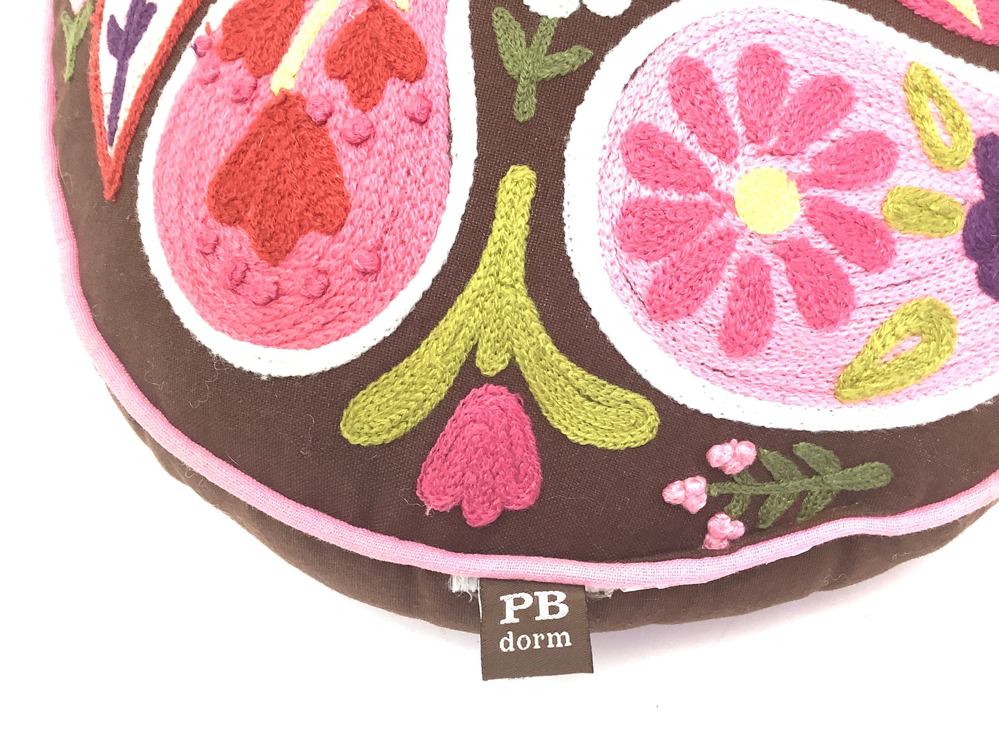 Pottery Barn Crewel Pillow