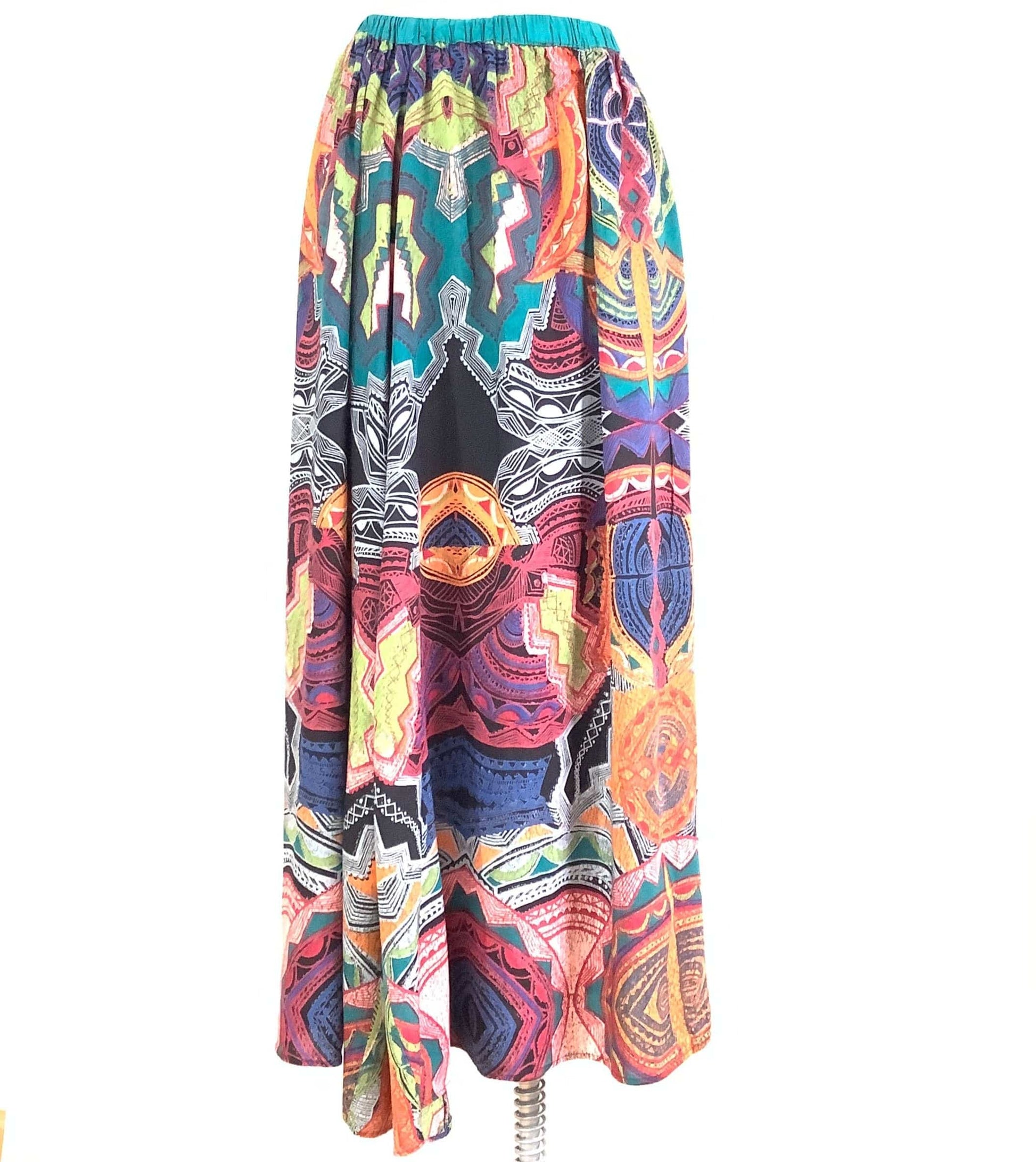 Vintage Artsy Maxi Skirt
