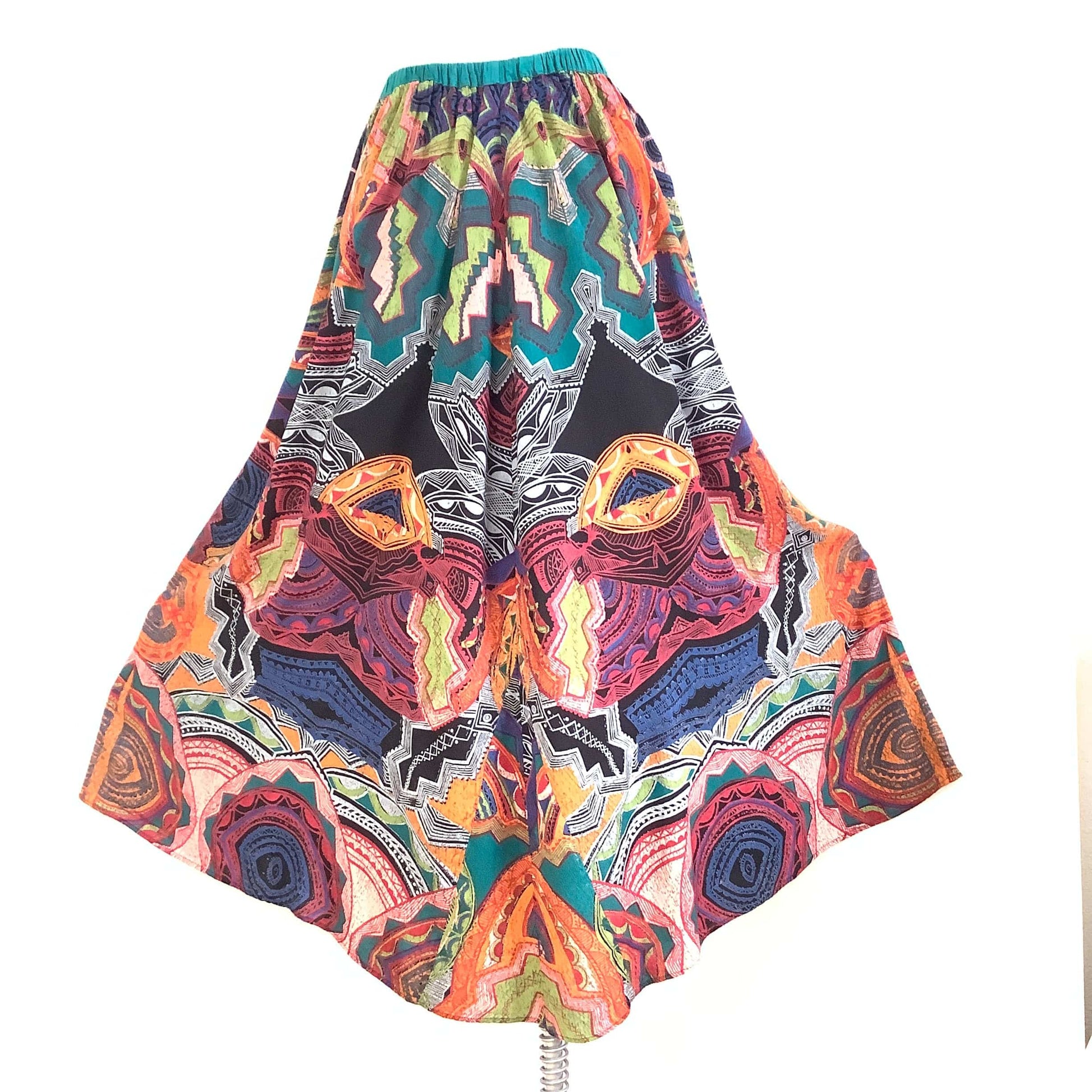 Vintage Artsy Maxi Skirt