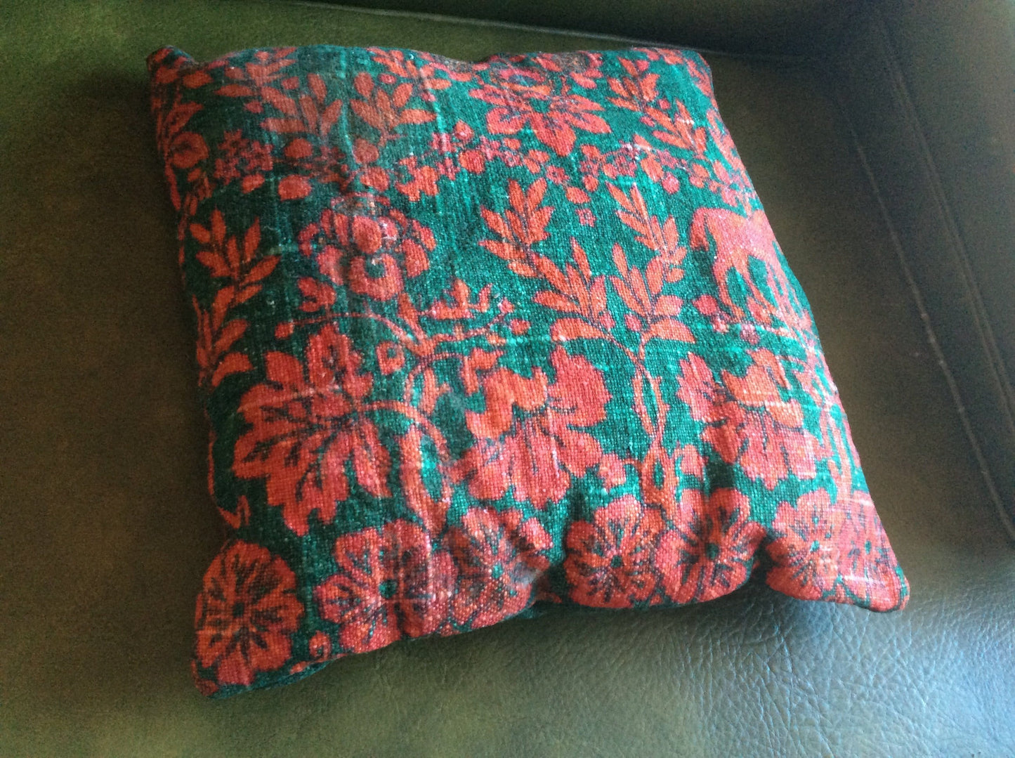 Vintage Medieval Print Pillow