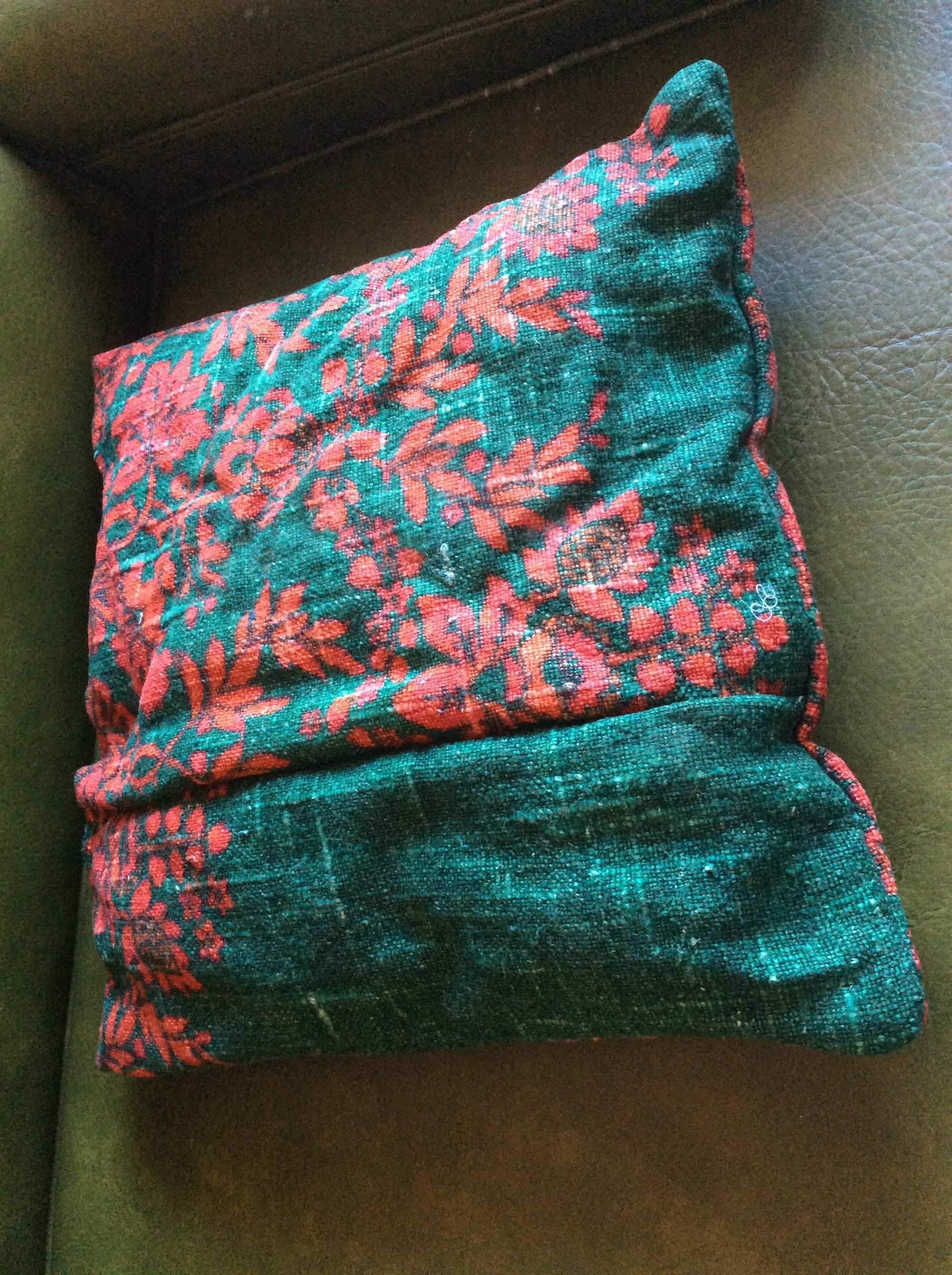 Vintage Medieval Print Pillow