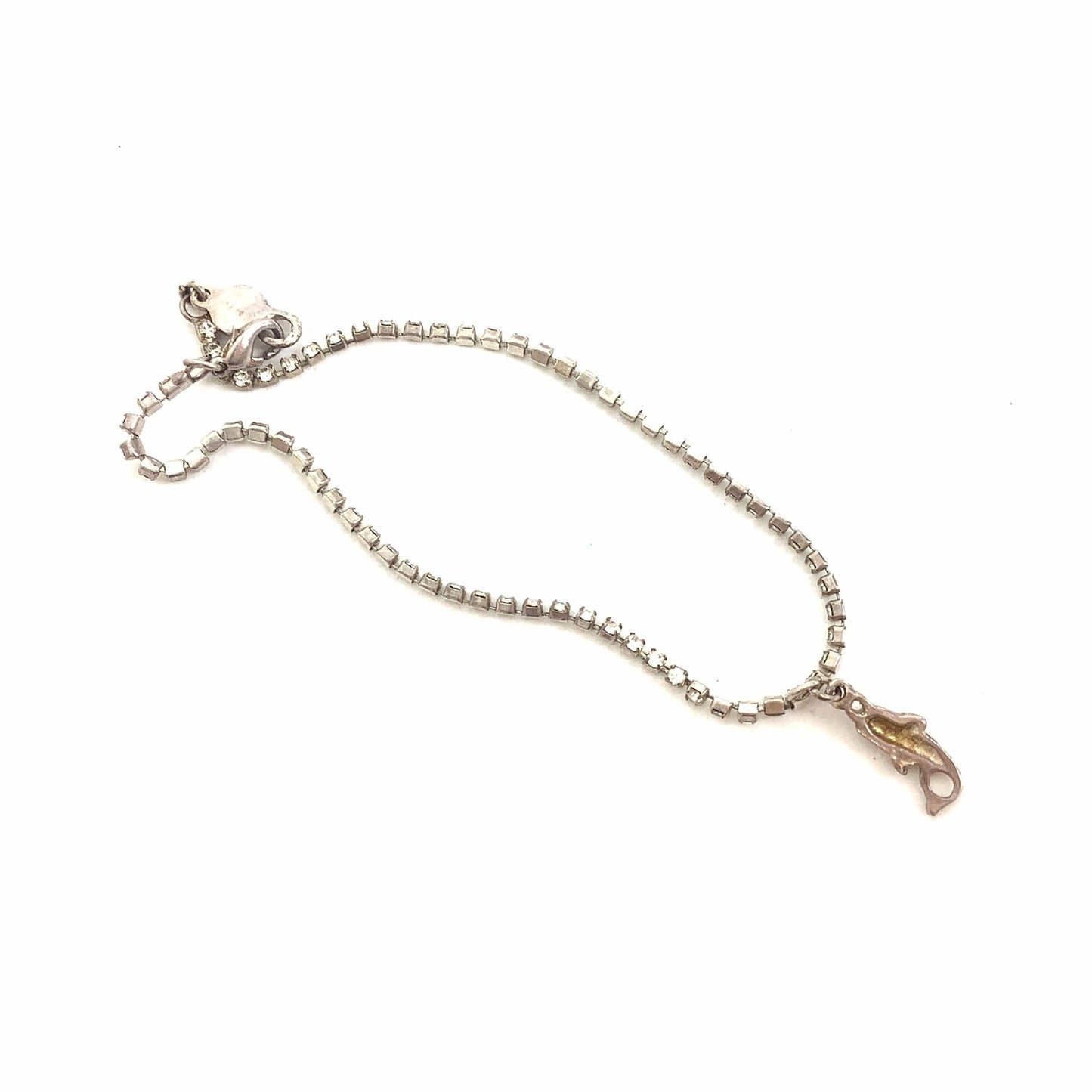 Vintage Rhinestone Anklet