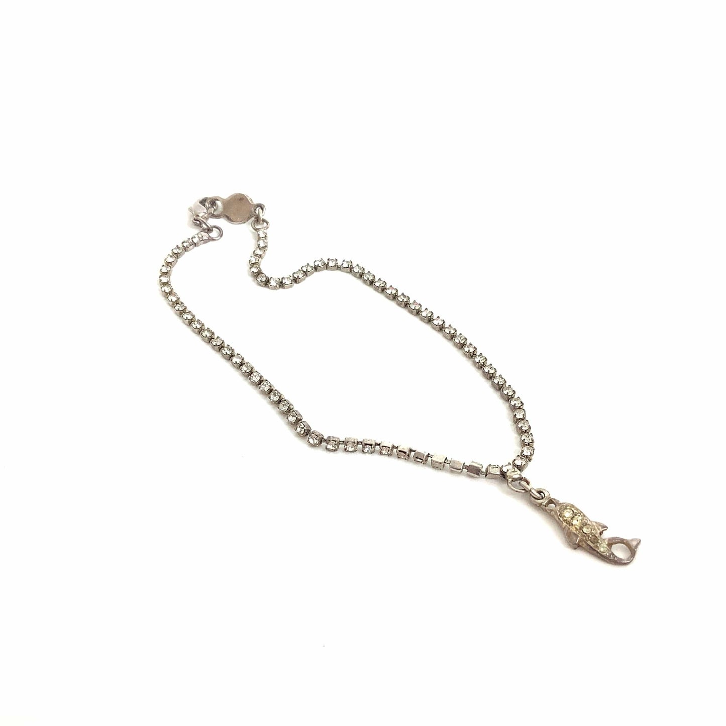 Vintage Rhinestone Anklet