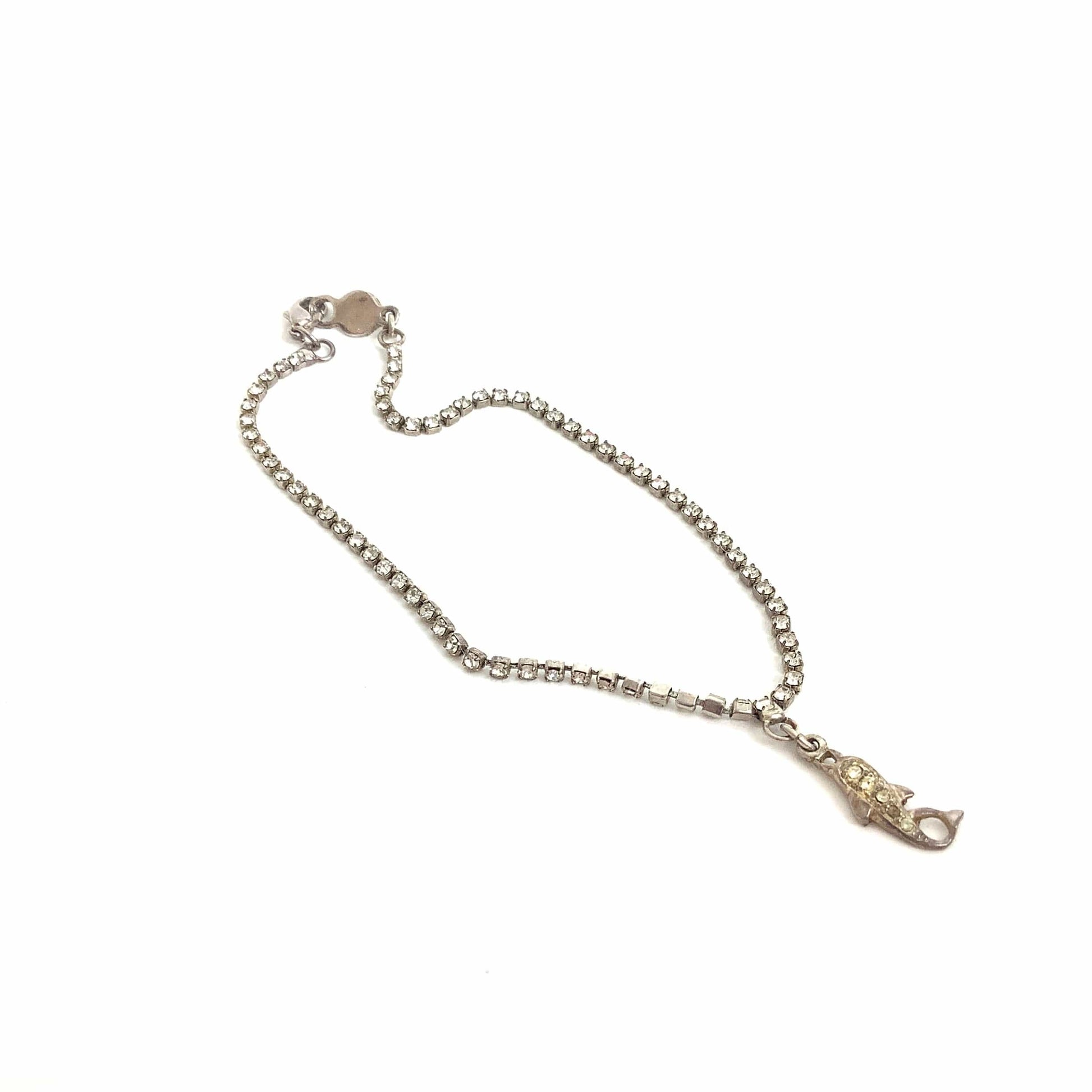 Vintage Rhinestone Anklet