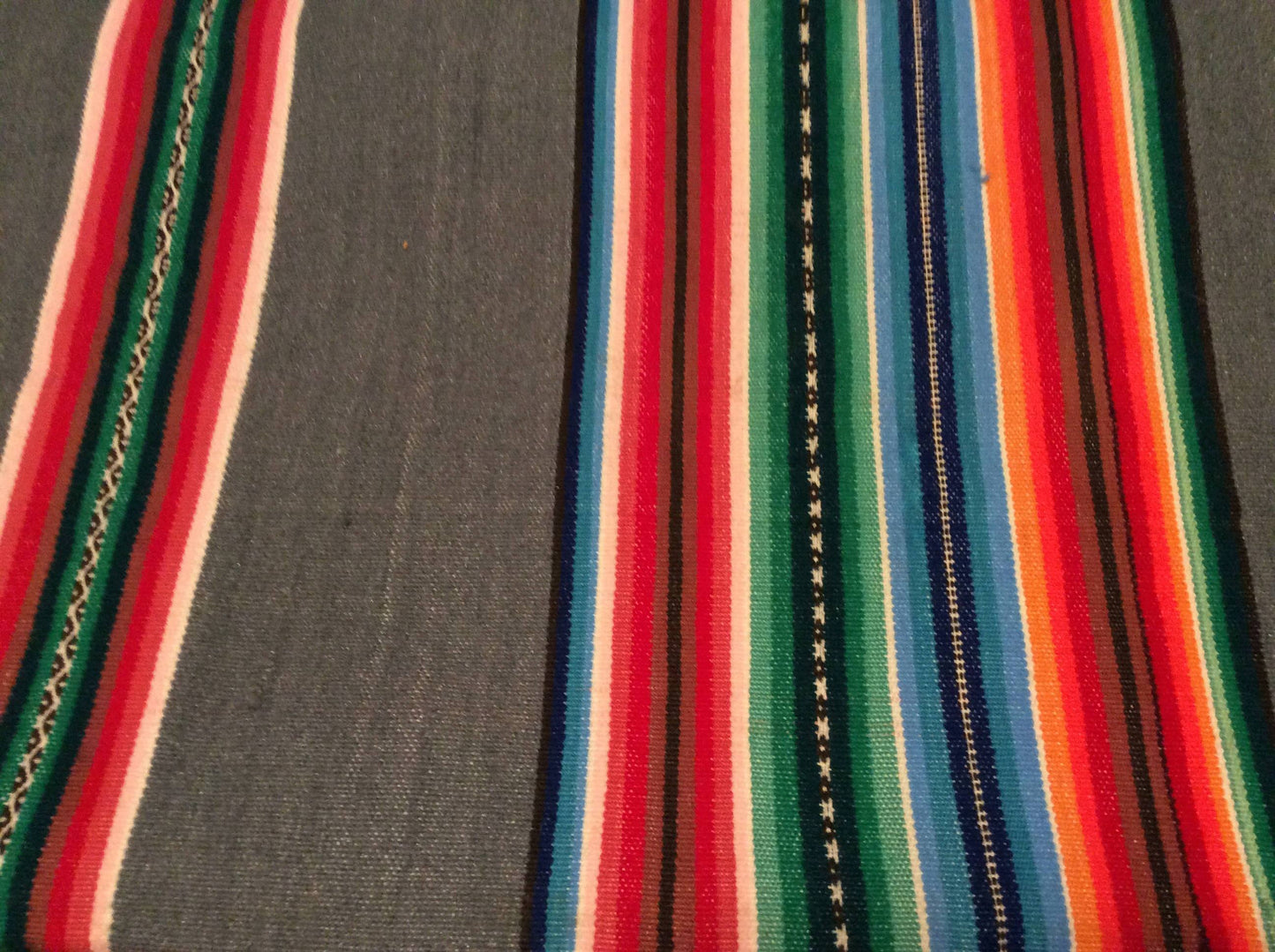 Vintage Serape Wool Throw