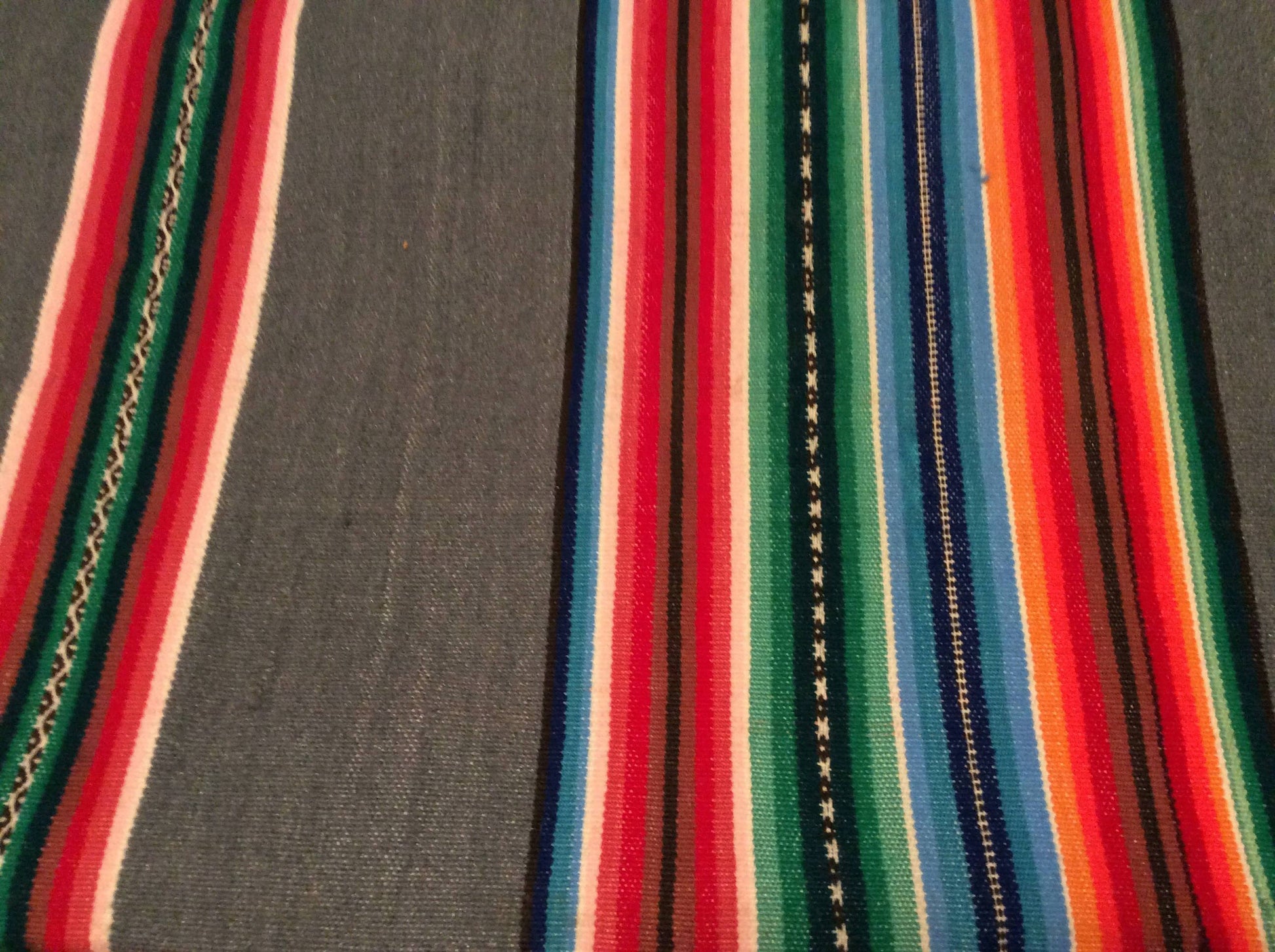 Vintage Serape Wool Throw
