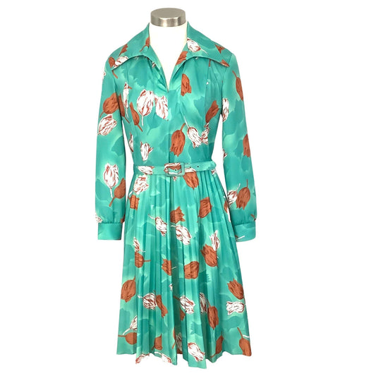 Vintage Teal Dress