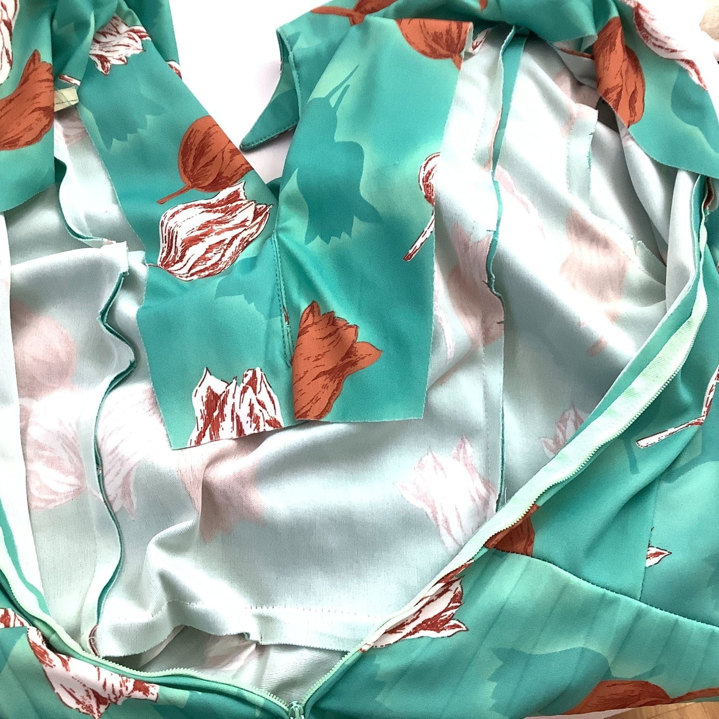 Vintage Teal Dress
