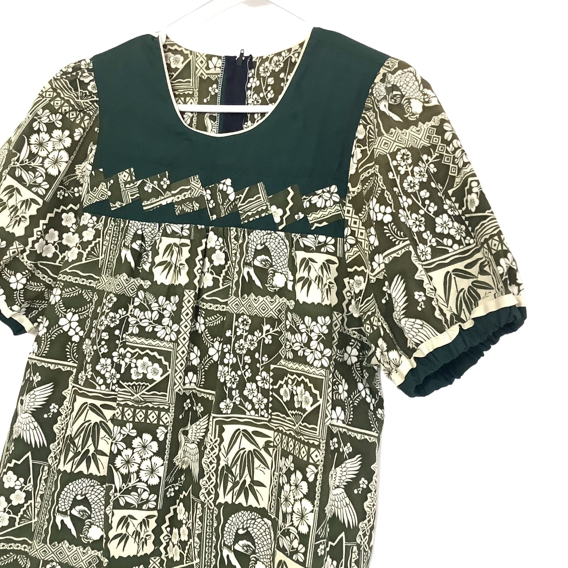 Vintage Tiki Mini Dress