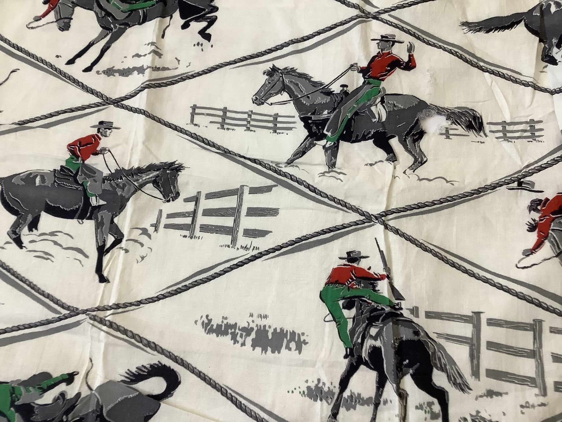 Equestrian Fabric Remnant